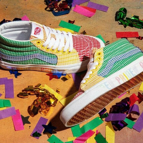 VANS Classic Sk8 Mid PRIDE LGTBTQ Sneakers Shoes Men's Size 10 Women's Size 11.5 - Picture 2 of 12